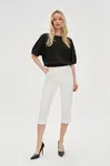 Marisse Women's Trousers L-Sp-4615 Off White