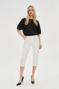 Marisse Women's Trousers L-Sp-4615 Off White