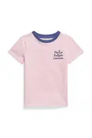 Bavlněné tričko Polo Ralph Lauren růžová barva, 312971117001