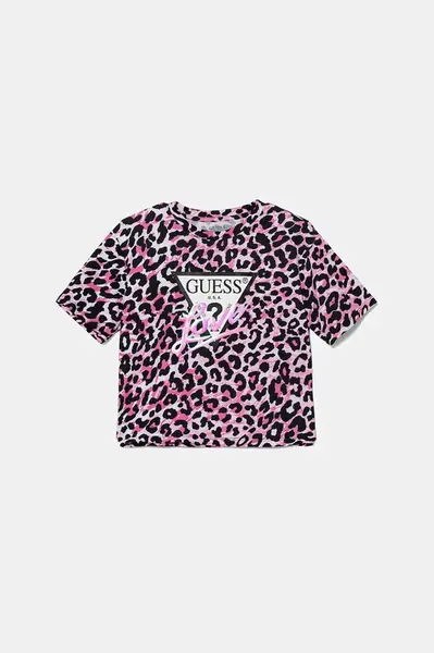 Dětské tričko Guess růžová barva, J5YI07 K6YW4