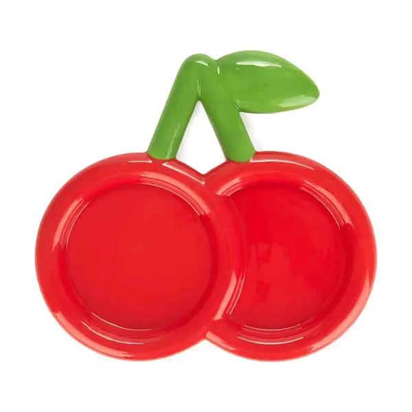 Ozdobný tác Balvi 23 cm červená barva