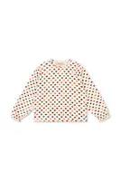 Dětská halenka Konges Sløjd CHLEO BLOUSE OCS béžová barva, vzorovaná, KS102454