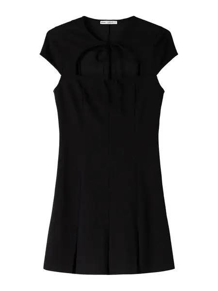 Bershka Šaty  čierna