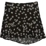 GAP TIERED PRNT Dámska sukňa, čierna, veľkosť