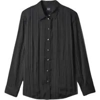 GAP BOYFRIEND Dámska košeľa, čierna, veľkosť