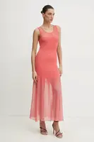 Šaty Pinko růžová barva, maxi, 104802 A2GJ