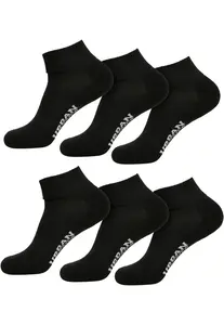 High sneaker socks 6-Pack black