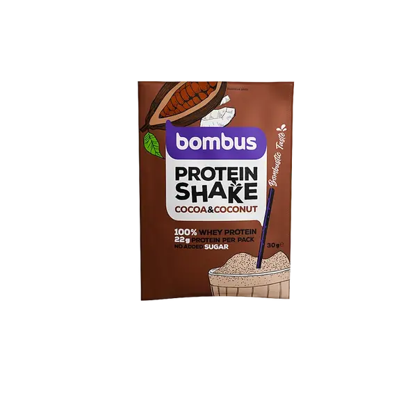 BOMBUS Protein shake kakao a kokos 30 g
