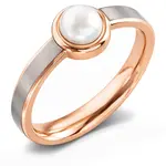 Boccia Titanium Titanový prsten s perlou 0137-02 50 mm