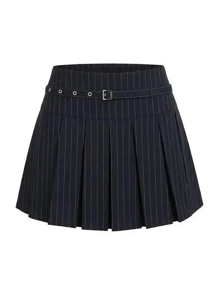 studioselect Sukňa 'Mala'  čierna / biela