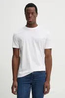 Bavlněné tričko Tommy Hilfiger bílá barva, MW0MW36657