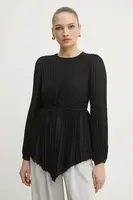 Halenka Twinset dámská, černá barva, hladká, 251TP2333