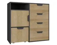 Komoda Nemo, dub/grafit%