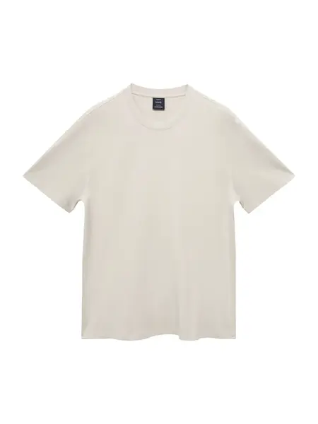 MANGO MAN Tričko 'KIMI'  béžová