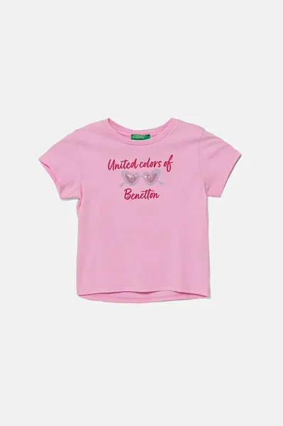 Dětské bavlněné tričko United Colors of Benetton