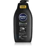 NIVEA MEN Active Clean sprchový gel pro muže 887 ml
