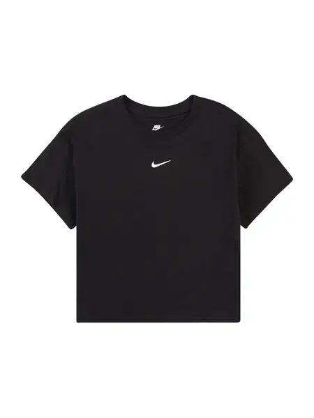 Nike Sportswear Tričko 'ESSNTL'  čierna / biela