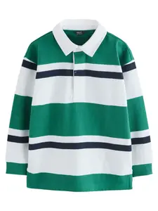 Next Tričko  zelená / čierna / biela