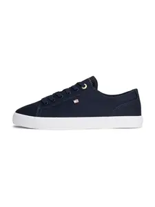 TOMMY HILFIGER Nízke tenisky 'Foxing'  námornícka modrá