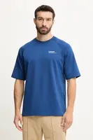 Tričko Hummel pánské, modrá barva, s potiskem, 227643