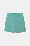 Dětské bavlněné šortky United Colors of Benetton tyrkysová barva, 47RGC902U