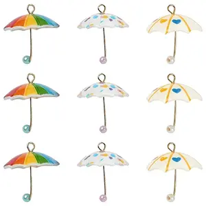 3Pcs 3 Colors Resin Pendants