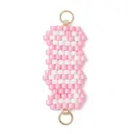 MIYUKI Delica Glass Seed Beaded Connector Charms