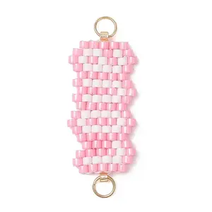 MIYUKI Delica Glass Seed Beaded Connector Charms