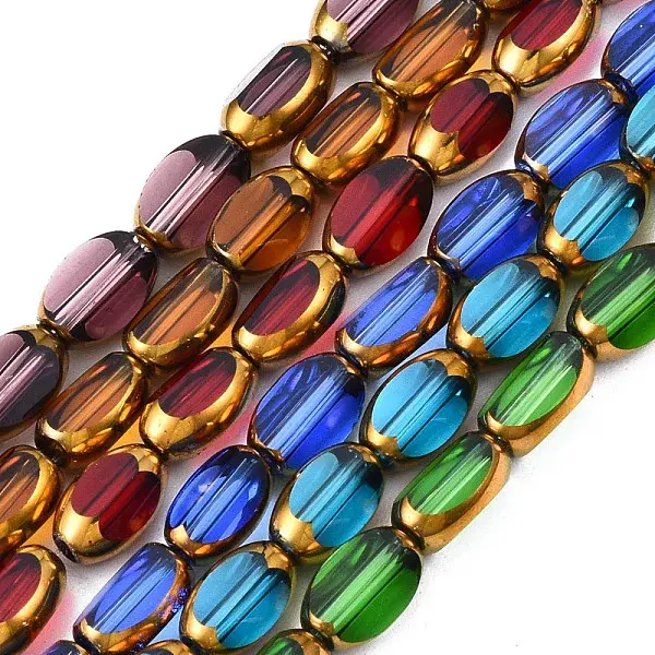 Electroplate Glass Beads Strands
