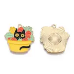 Alloy Enamel Pendants