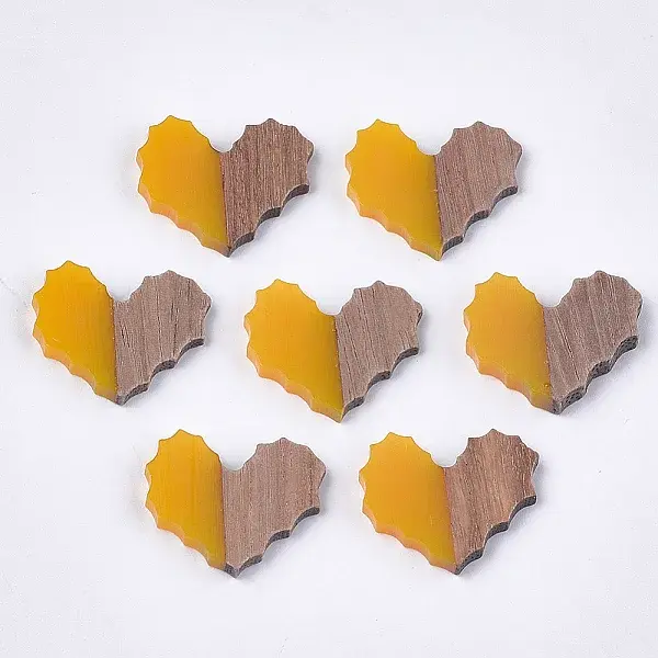 Resin & Walnut Wood Cabochons