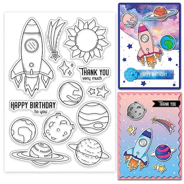 Custom PVC Plastic Clear Stamps