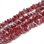 Electroplate Glass Beads Strands