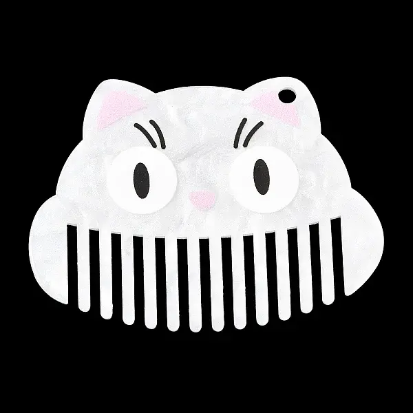 Printed Cellulose Acetate(Resin) Big Pendants