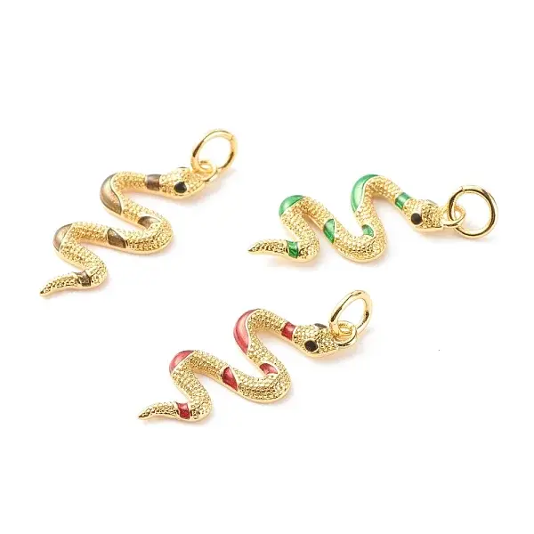 Brass Micro Pave Cubic Zirconia Pendants