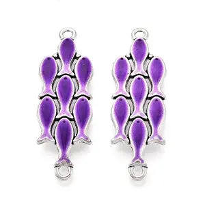 Alloy Enamel Connector Charms