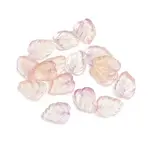 Two-Tone Transparent Glass Charms