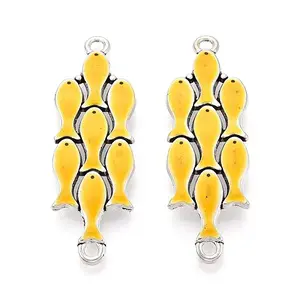 Alloy Enamel Connector Charms