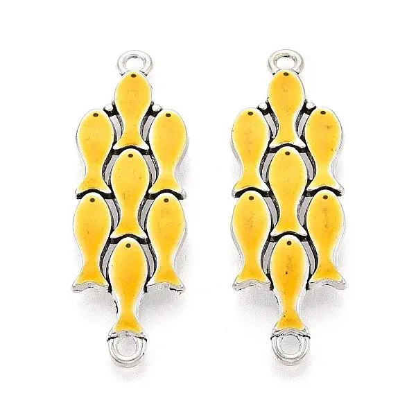 Alloy Enamel Connector Charms