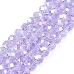 Electroplate Glass Beads Strands