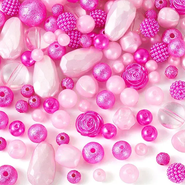 100G Opaque Acrylic Beads