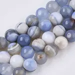 Natural Striped Agate/Banded Agate Beads Strands