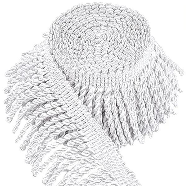 5 Yards Polyester Twist Tassel Ribbons