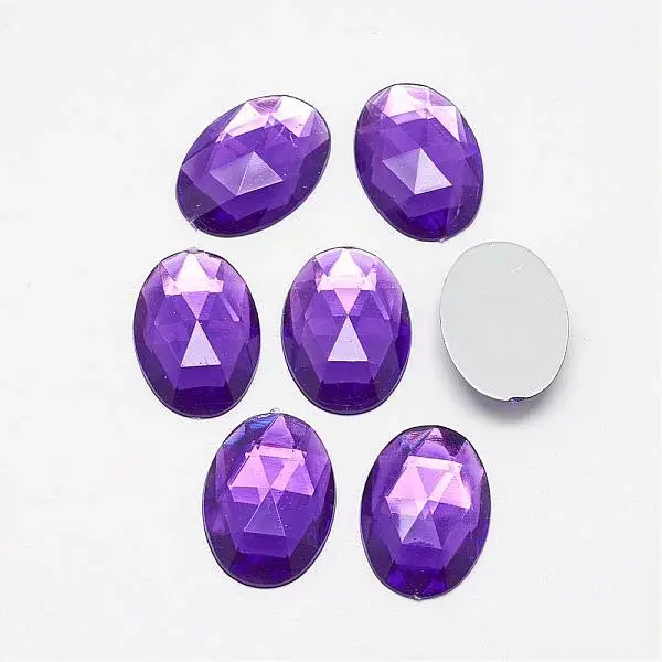Acrylic Rhinestone Flat Back Cabochons