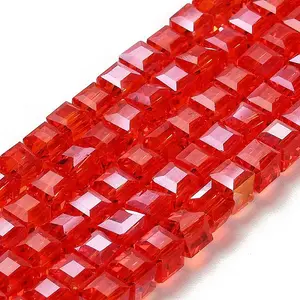 Electroplate Glass Beads Strands