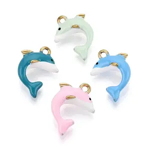 Ion Plating(IP) 304 Stainless Steel Enamel Pendants