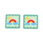 Transparent Printed Acrylic Cabochons