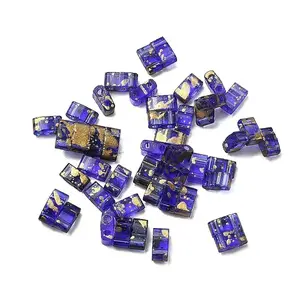 2-Hole Transparent Glass Seed Beads