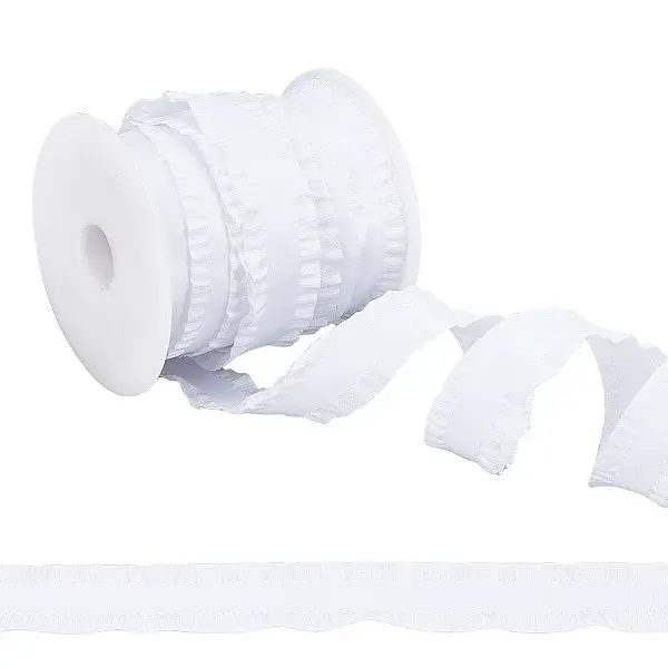 24.5-25 Yards Polyester Ruffled Ribbon