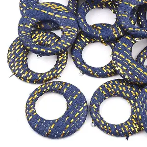 Handmade Raffia Woven Pendants